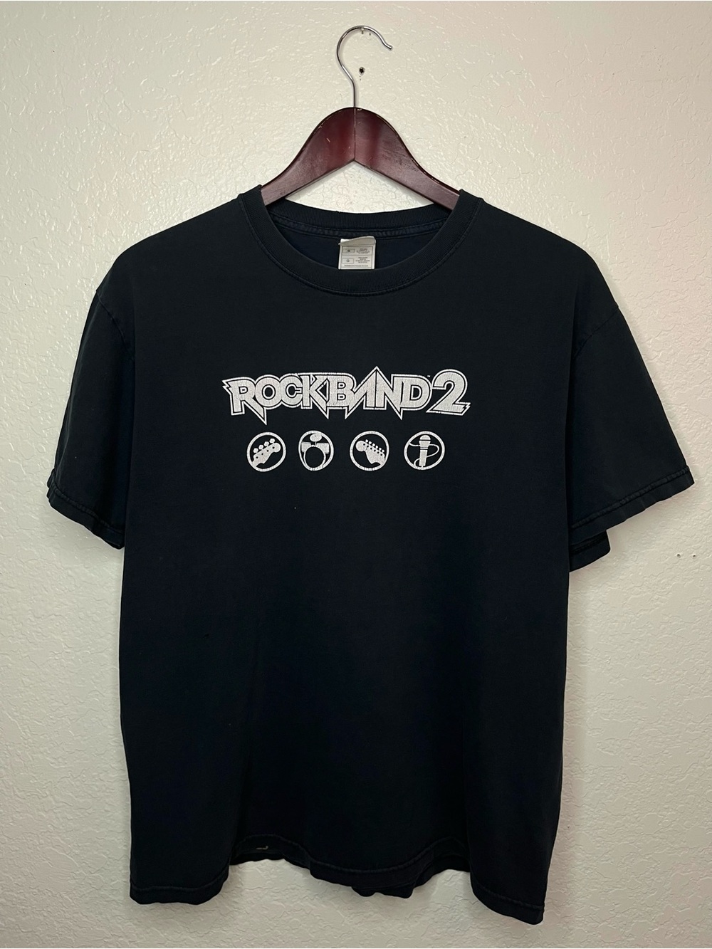 Vintage Rock Band 2 Promo Video Game Tee Size L